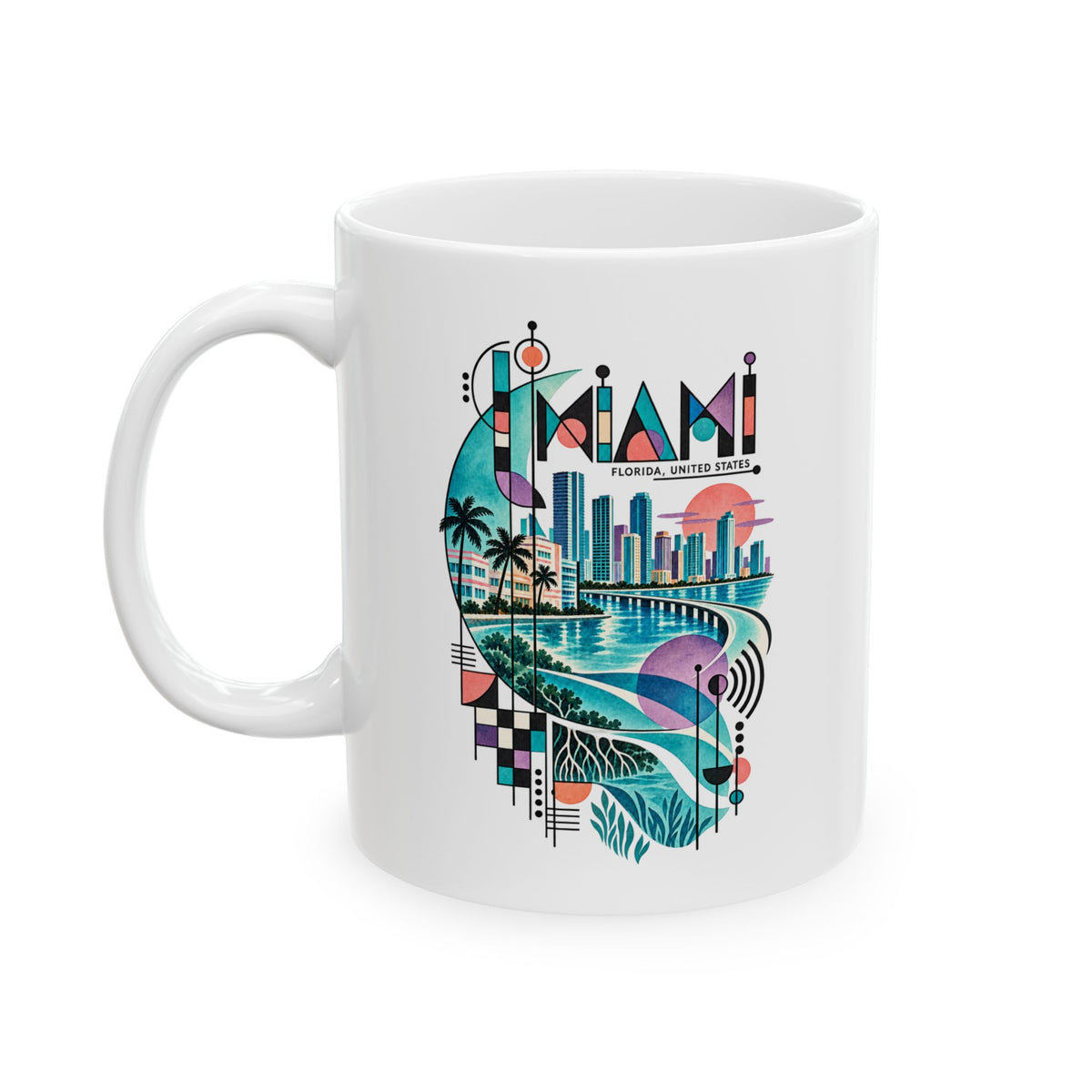 Miami Neon Coast Mug