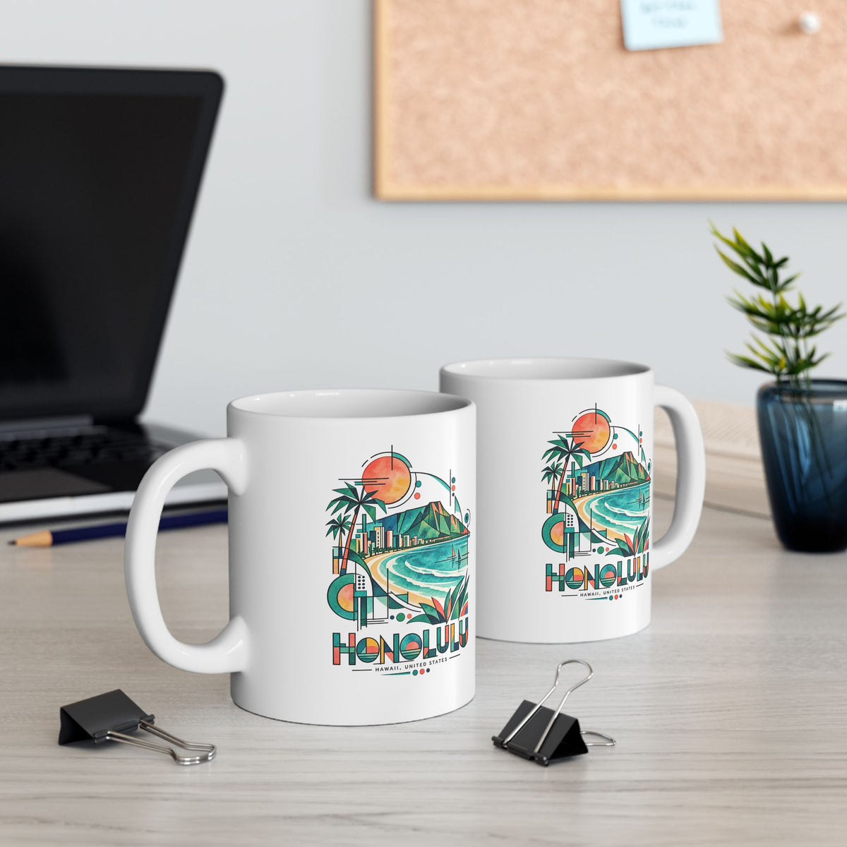 Honolulu Aloha Morning Mug