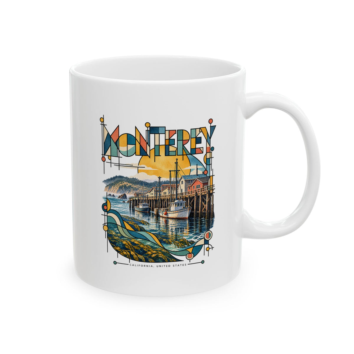 Monterey Harbor Daydream Mug