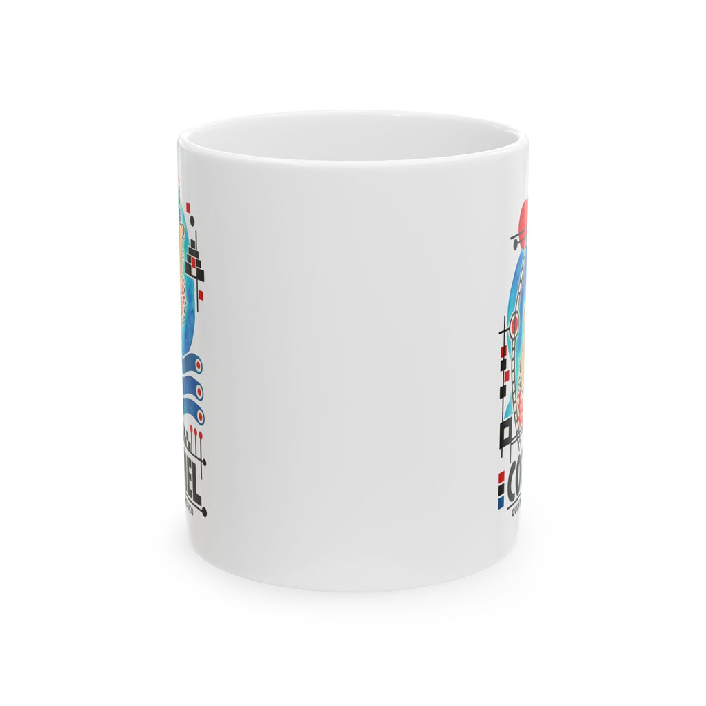 Cozumel Island Art Ceramic Coffee Mug | Mexico Souvenir