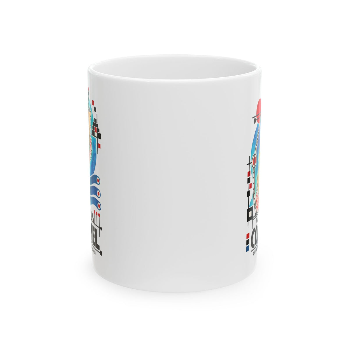Cozumel Island Art Ceramic Coffee Mug | Mexico Souvenir