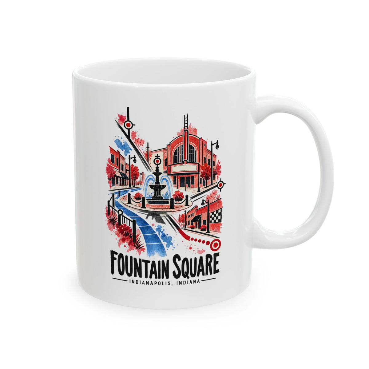 Fountain Square Neighborhood Mug