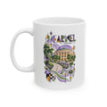 Carmel Indiana Modernist Art Ceramic Coffee Mug | Hometown Souvenir