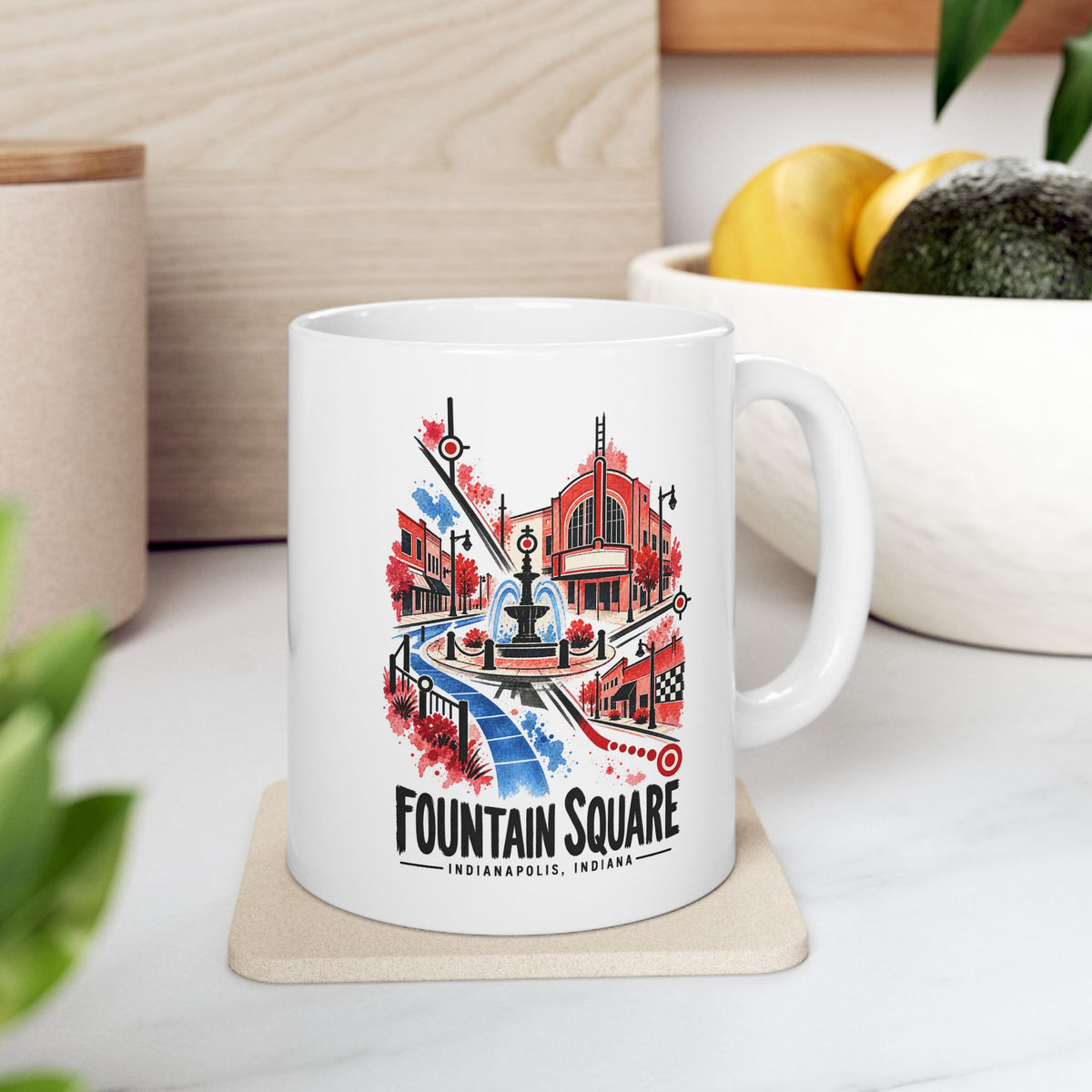 Fountain Square Neighborhood Mug