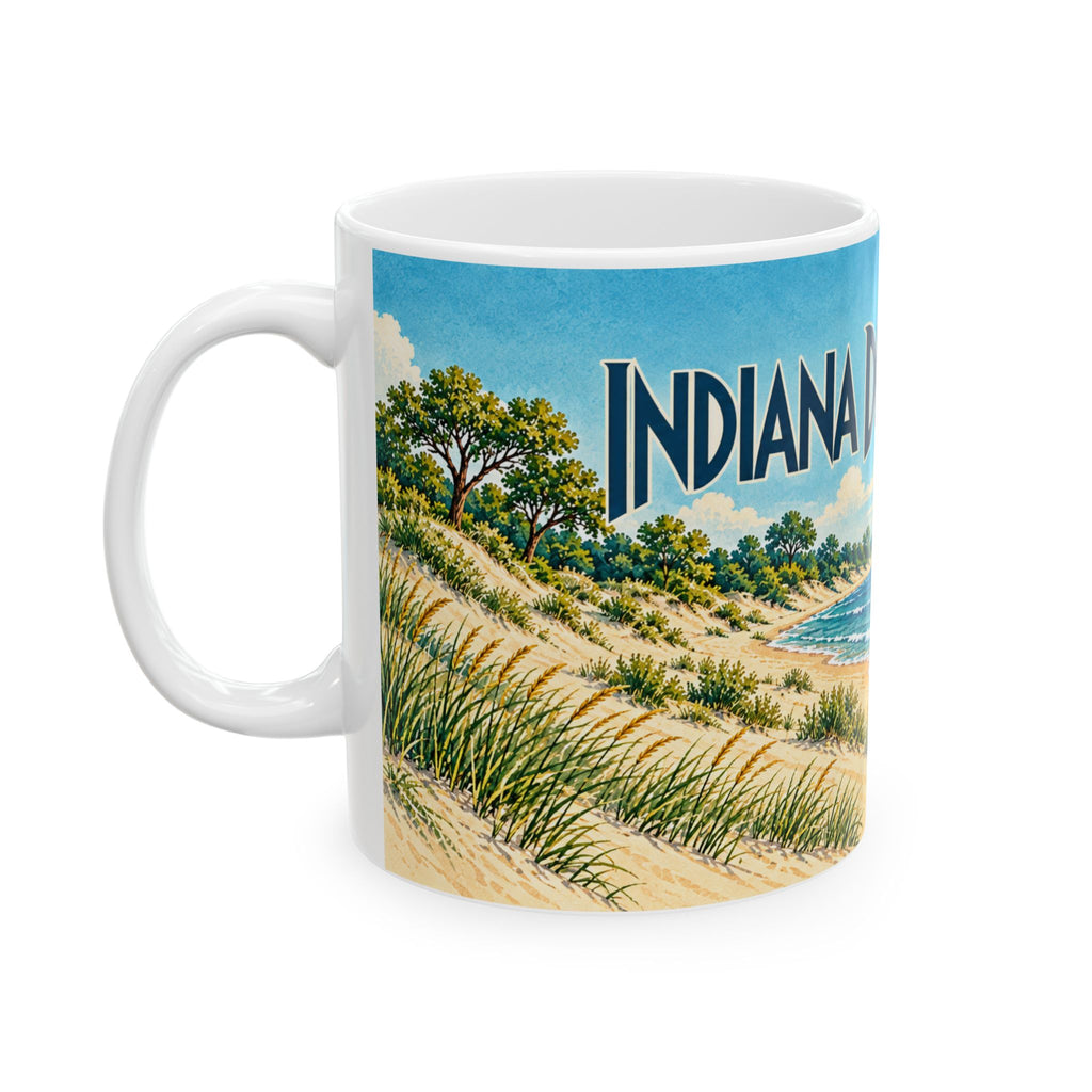Indiana Dunes Lakefront Wrap Mug