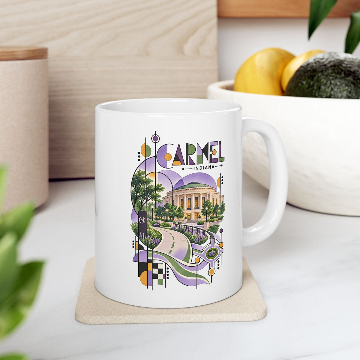 Carmel Indiana Hometown Mug