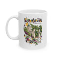 Bloomington Modernist Art Ceramic Coffee Mug | Indiana Souvenir